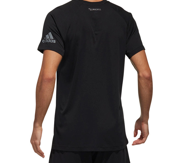 adidas Tennis Sports Quick Dry Short Sleeve Black DQ2931