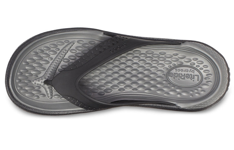 Crocs LiteRide Minimalistic Beach Flip-Flops Dark Grey 205182-0DD