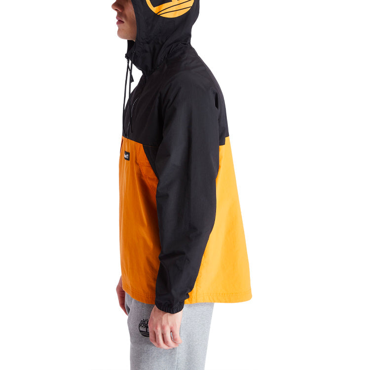 Timberland Pullover Windbreaker Jacket 'Black Cheddar' A2BUU-AU9