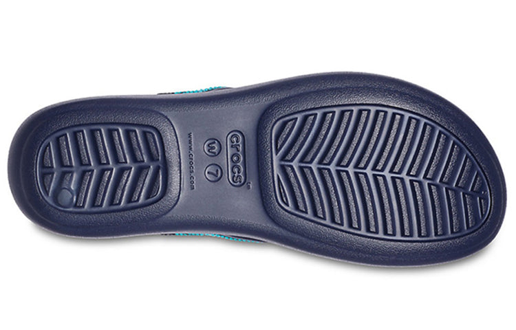 (WMNS) Crocs Monterey Bead Strap Wedge 'Dark Blue' 206641-4HQ