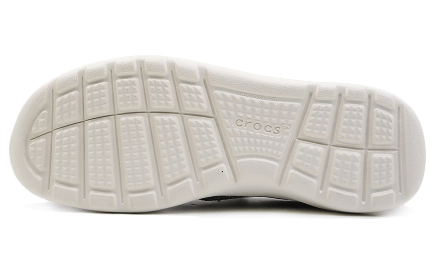 Crocs Kinsale Static Slip-on Shoes 'Grey White' 203977-01R