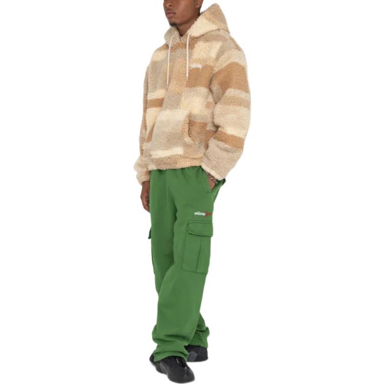 Stussy Bronson Sherpa Hoodie 'Tan' 118519