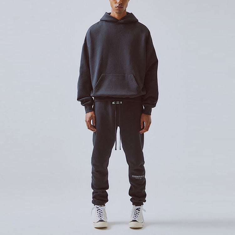 Fear of God Essentials FW19 3M Logo Pullover Hoodie 'Black' FOG-FW19-10