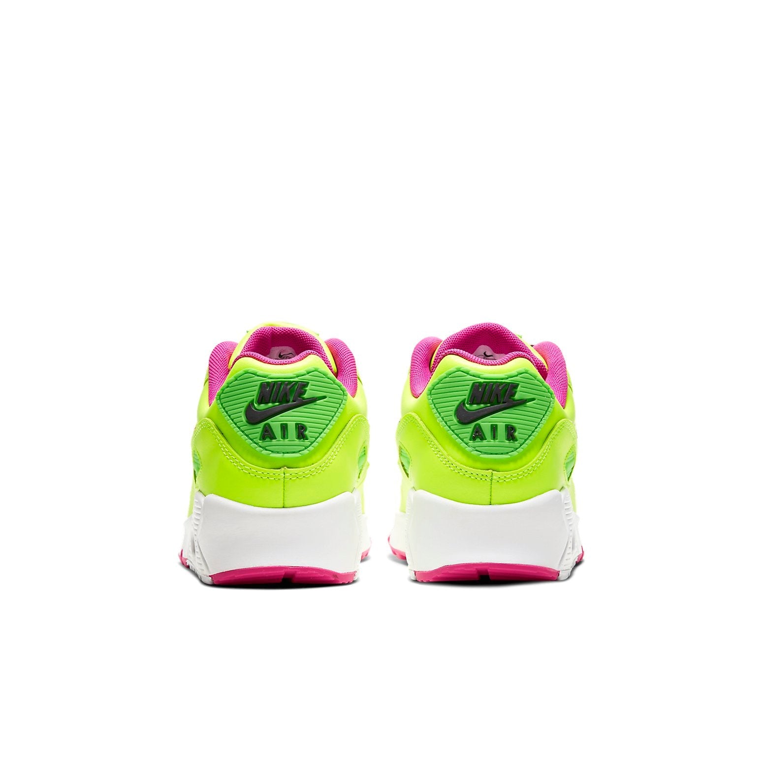(GS) Nike Air Max 90 Leather 'Volt Fire Pink' CW5795-700