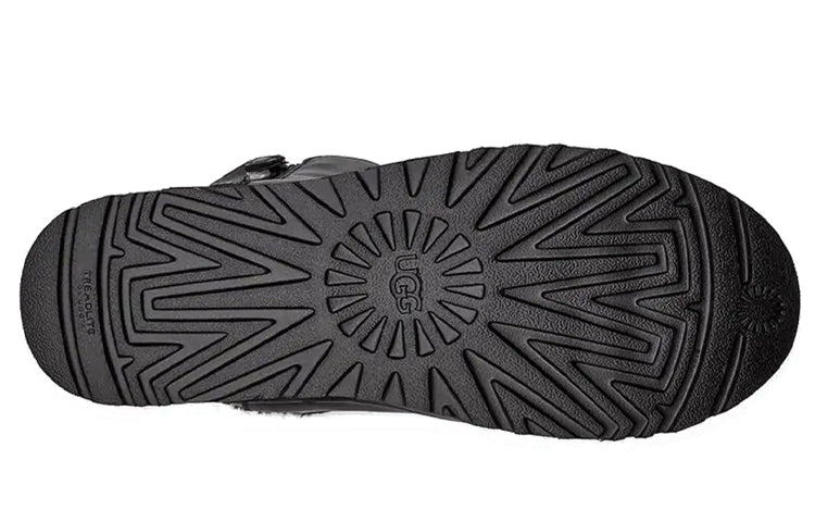 (WMNS) UGG Classic Zip Snow Boots Black 1116105-BLK