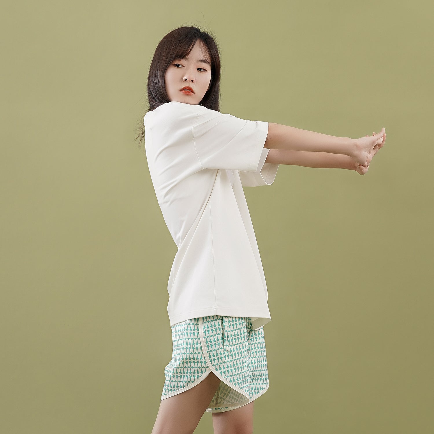 ASICS x 8ON8 Crossover Logo Sports Loose Round Neck Short Sleeve Couple Style White 2203A122-200