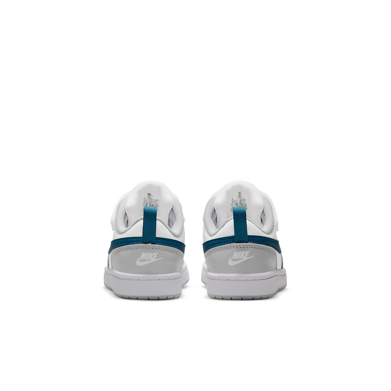 (PS) Nike Court Borough Low 2 Low-Top Sneakers White/Grey/Blue BQ5451-117