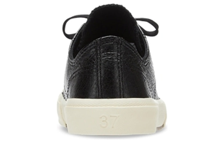 (WMNS) Balenciaga Paris Low Top Sneakers 'Black Leather and White Rubber' 688757W3RCB1090