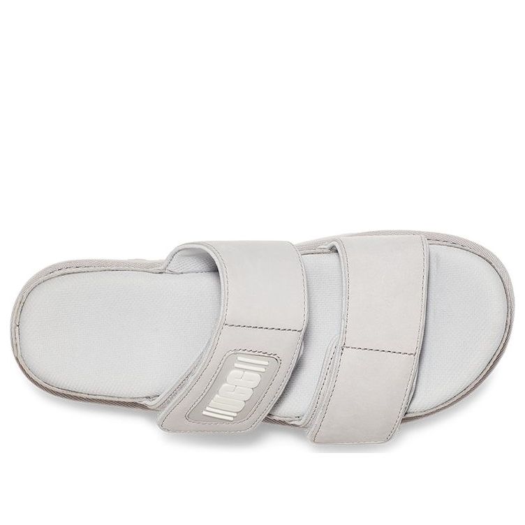 (WMNS) UGG Greer Platform Slide 'Metallic Grey' 1125039-MGLH
