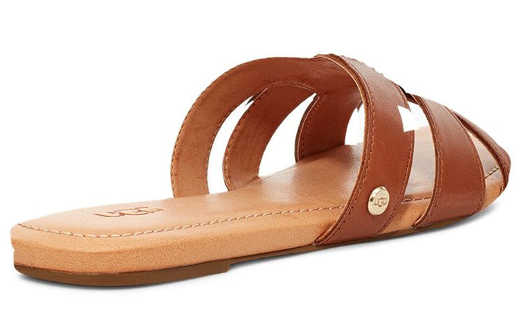 (WMNS) UGG Teague Brown Slippers 1119750-TLTH