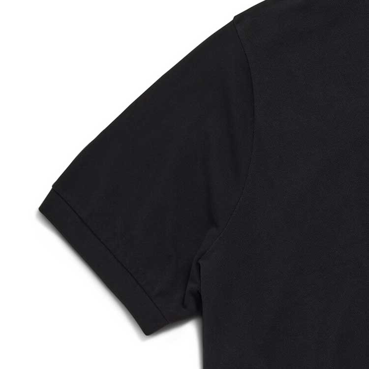 Balenciaga Bb Classic Polo Shirt Oversized 'Black' 791001TQVM71000