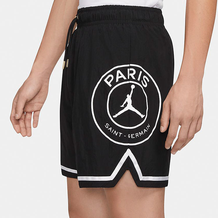 Air Jordan Paris Saint-Germain Basketball Sports Shorts Black CK9766-010