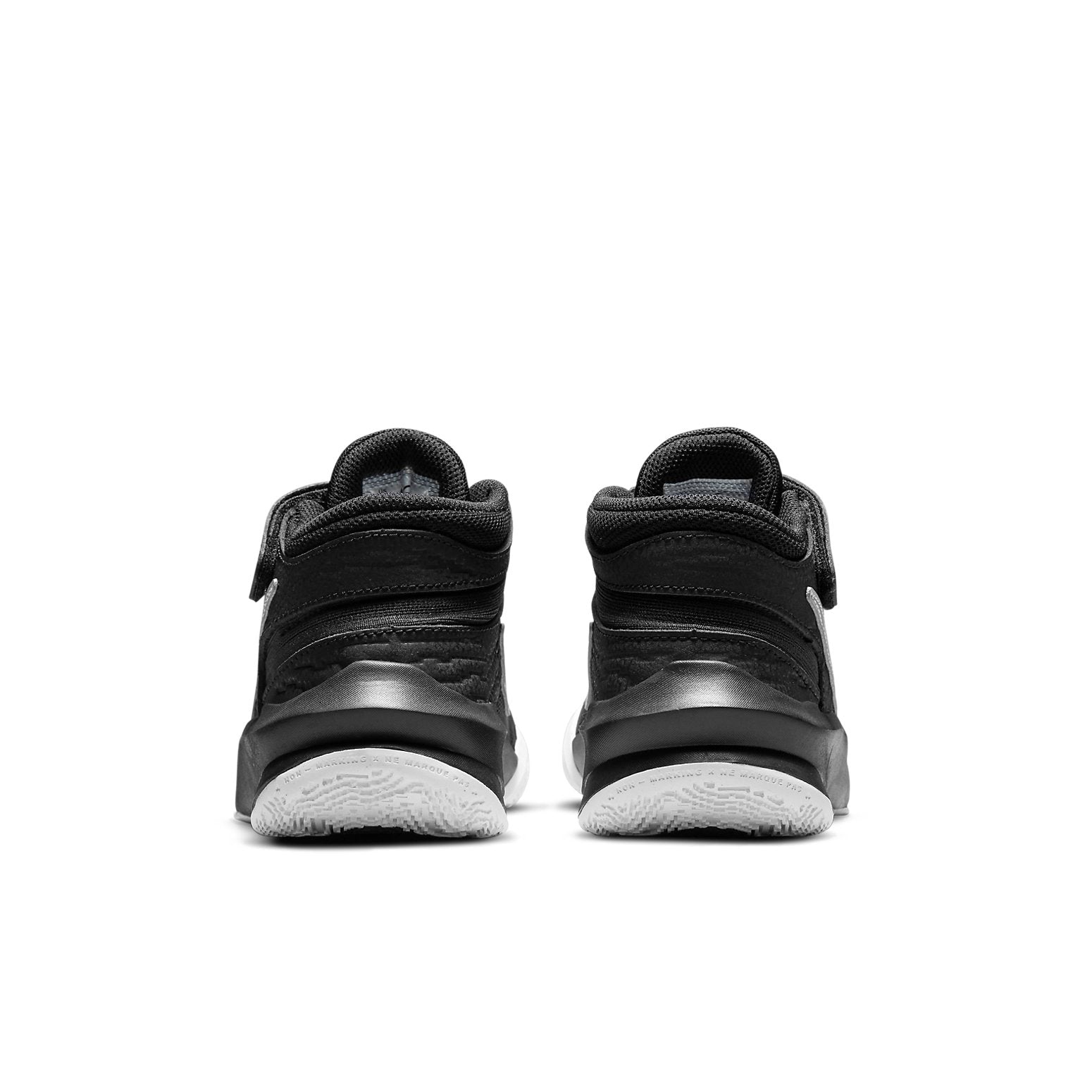 (GS) Nike Team Hustle D10 FlyEase 'Black Metallic Silver' DD7303-004