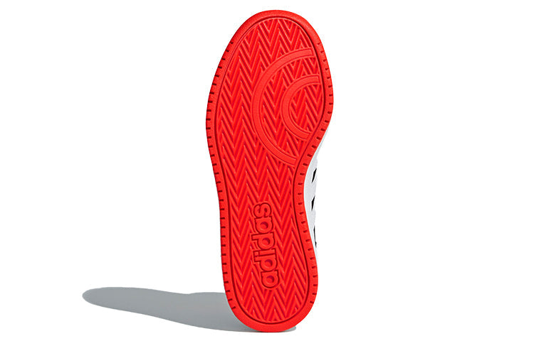 (PS) adidas Hoops 2.0 Mid J 'Black Hi-Res Red' B75743