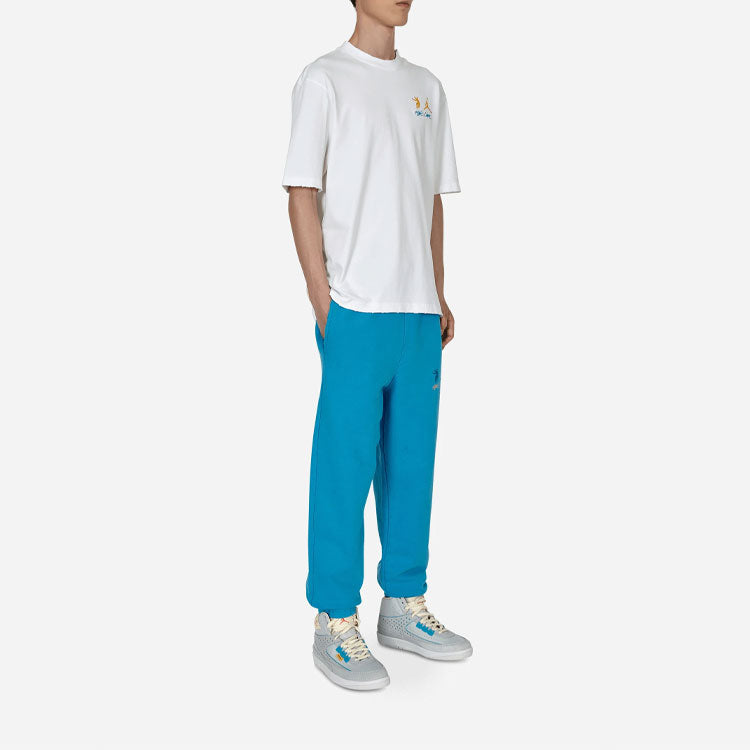 Air Jordan x union Crossover SS22 Solid Color Breathable Logo Round Neck Short Sleeve Asia Edition White DM2844-100