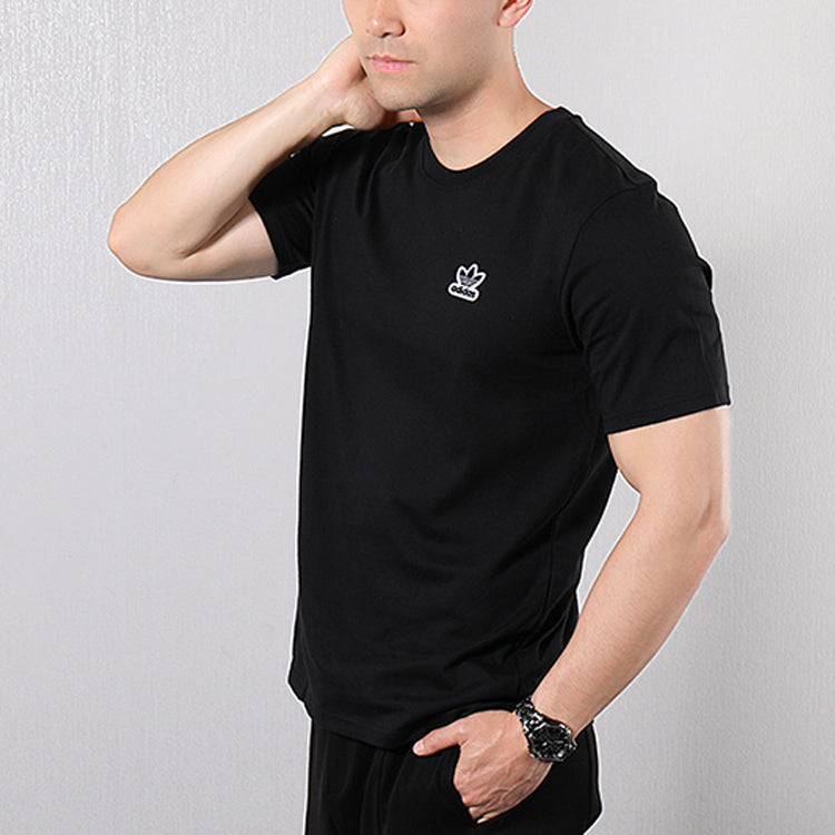 adidas originals 3D Logo Short Sleeve Black DN8023