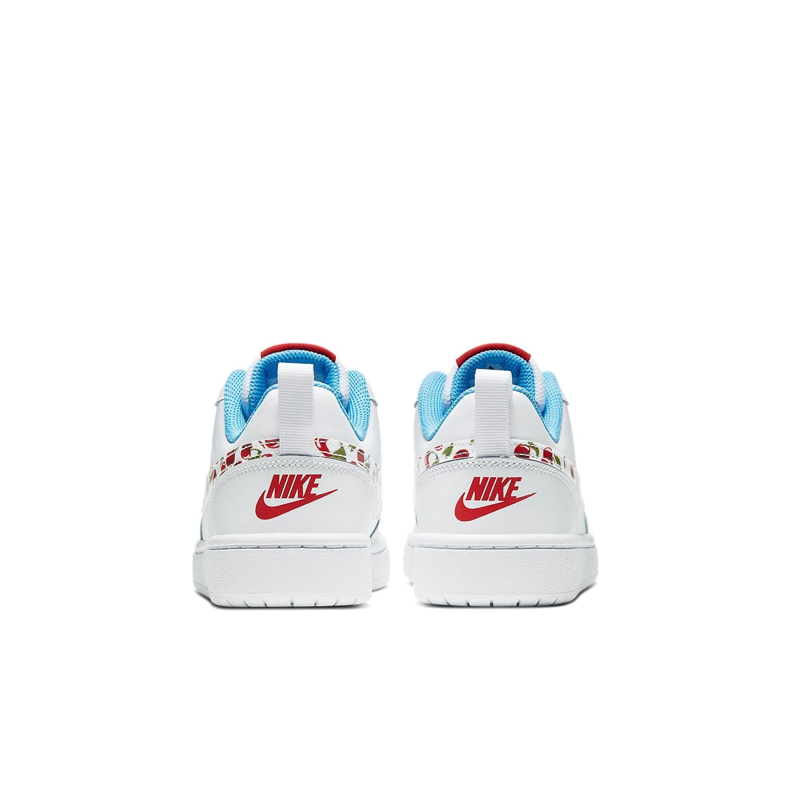 (GS) Nike Court Borough Low 2 'White Cherry' CJ2238-100