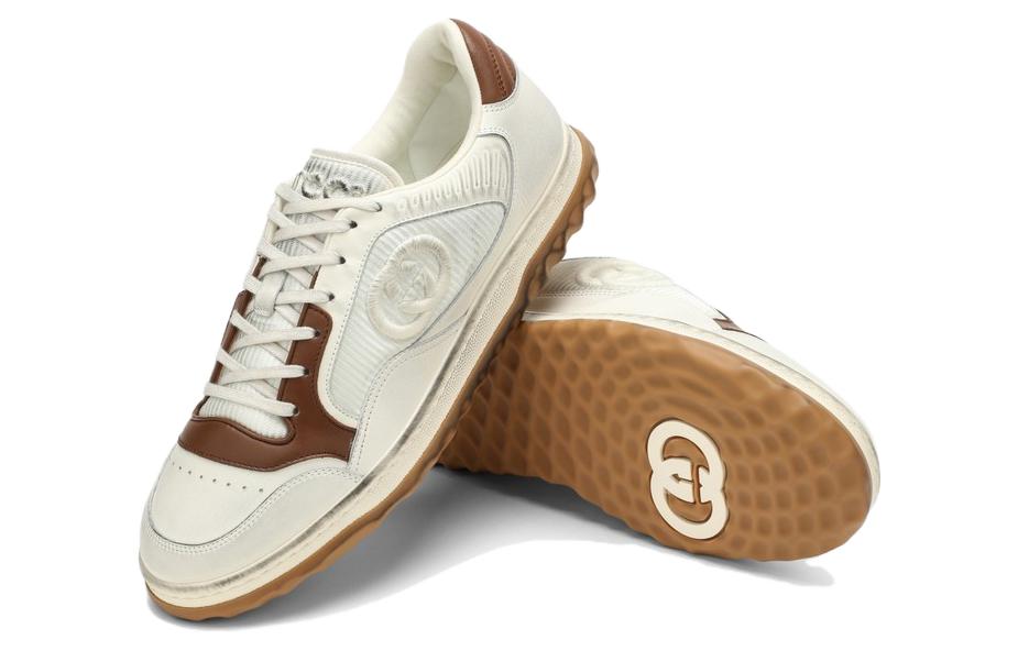 Gucci MAC80 Sneaker 'Off White Brown' 741656-AAB79-9155