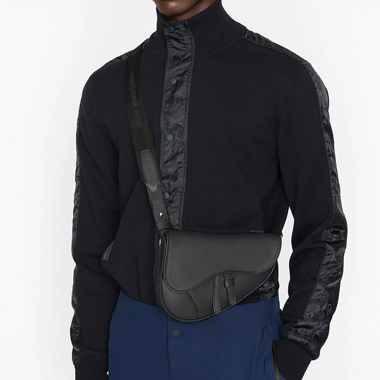 DIOR Mini Saddle Bag 'Black' 1ADPO191YMJ-H00N