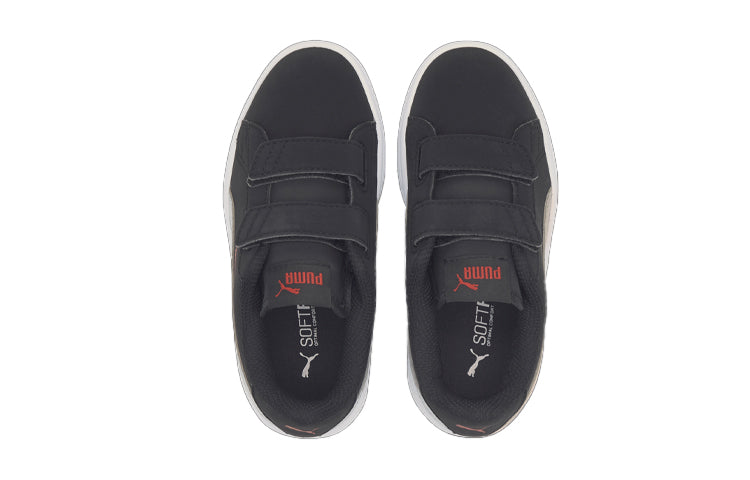 (PS) PUMA Smash V2 Buck V Ps Leisure Sneakers Black 365183-19