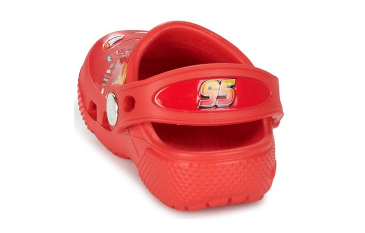 (GS) Crocs FunLab Cars Clogs 'Red Yellow' 204116-8C1