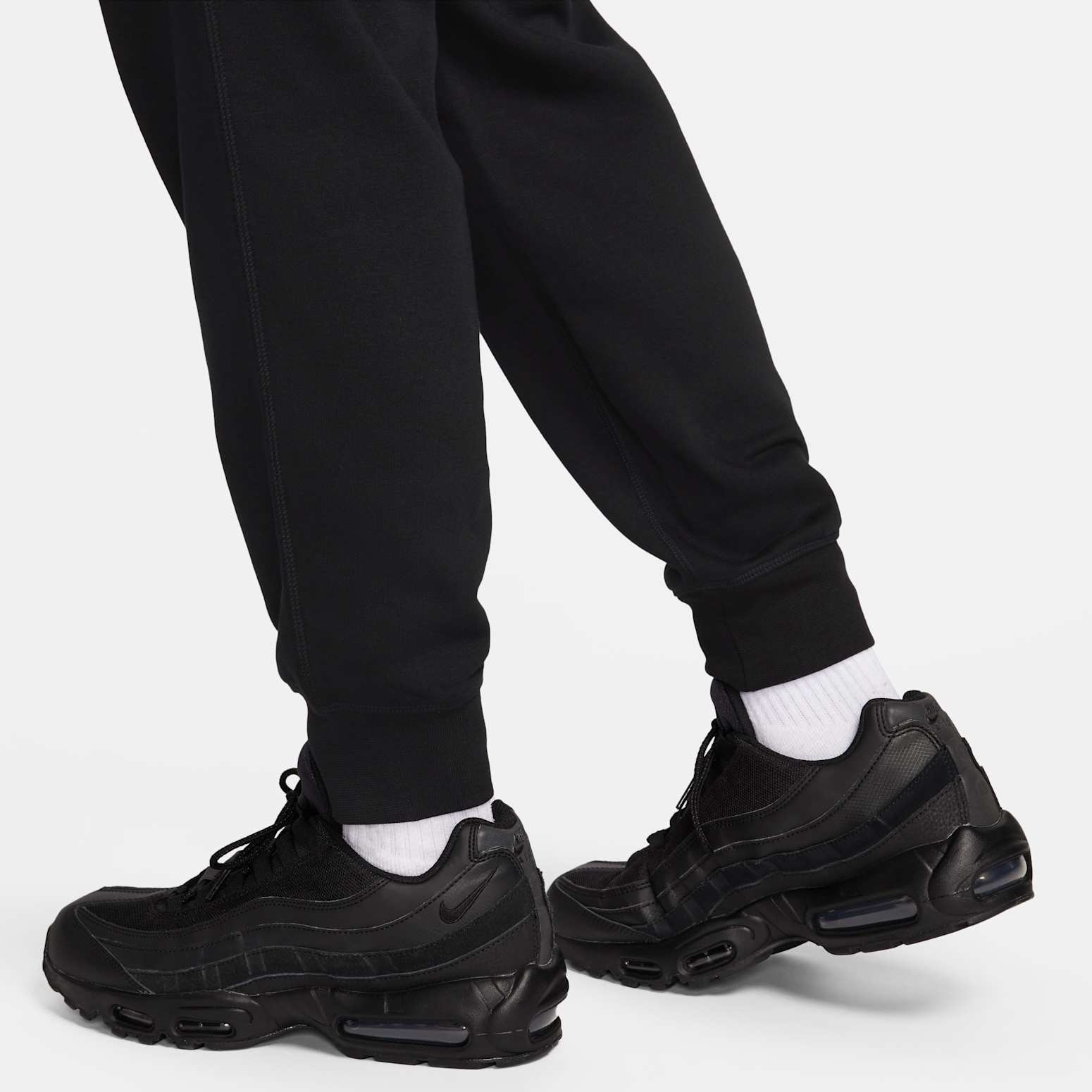 Nike Club Fleece Jogger 'Black Safety Orange' FN3094-010