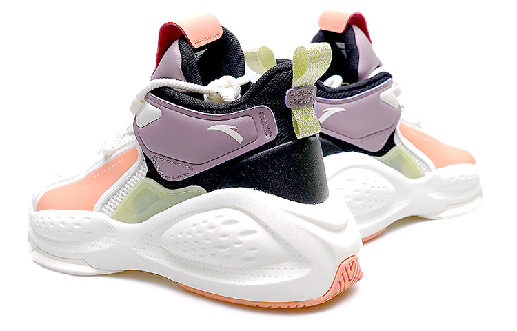 (WMNS) ANTA Shock the Game 'White Black Orange' 122048080-4