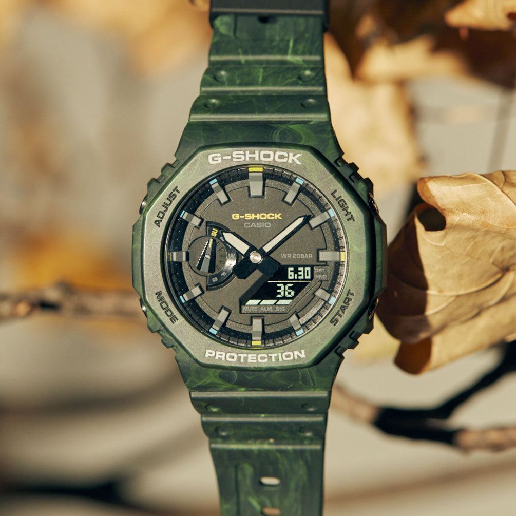 CASIO G-Shock Analog-Digital 'Green' GA-2100FR-3APR