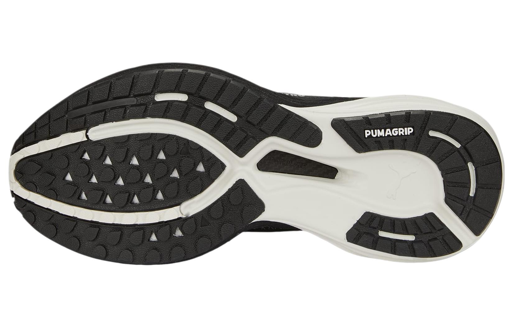 (WMNS) PUMA Deviate Nitro 2 WTR 'Black Metallic Silver' 376857-01
