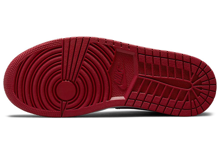 Air Jordan 1 Mid 'University Red White' 554724-161