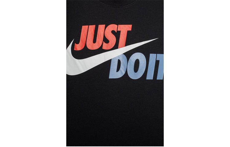 Nike Just Do It Printing Short Sleeve Black AR5006-010