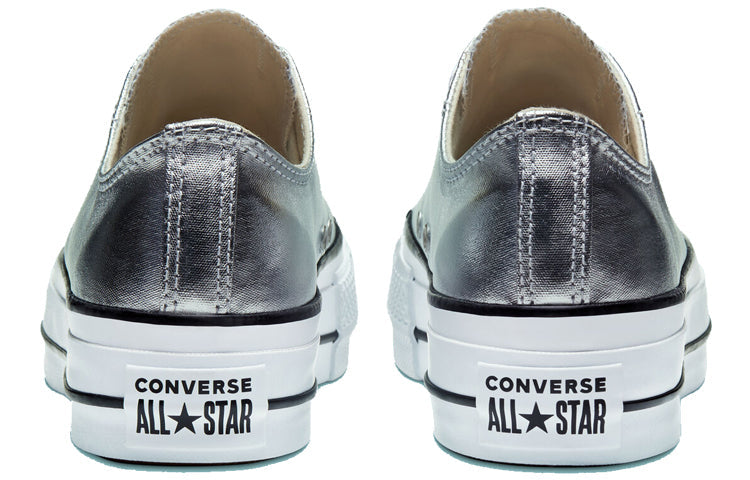 (WMNS) Converse Chuck Taylor All Star Lift Ox 'Silver' 560248C