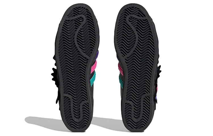 adidas originals Superstar 80s x Han Meilin 'Black Purple Pink' ID4381