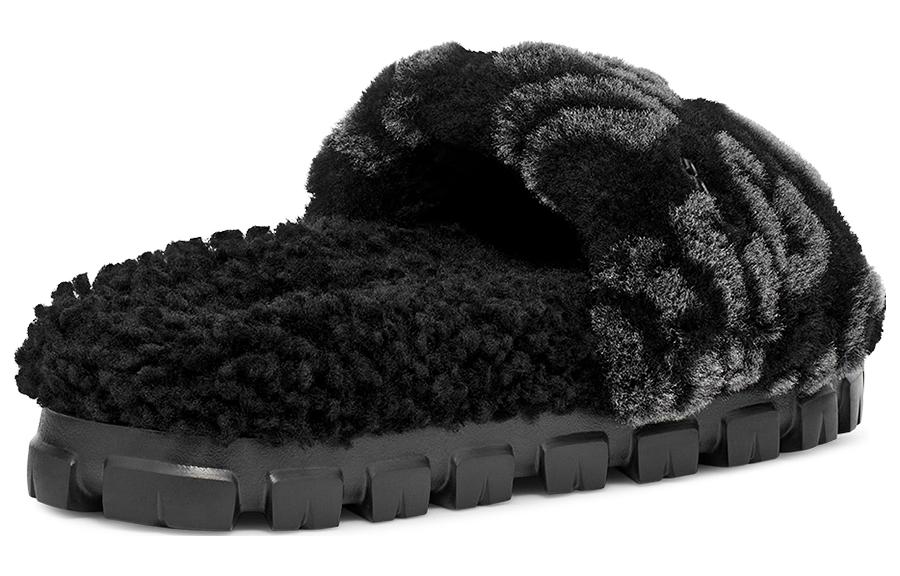 (WMNS) UGG Logo Slides 'Black' 1148770-BLK