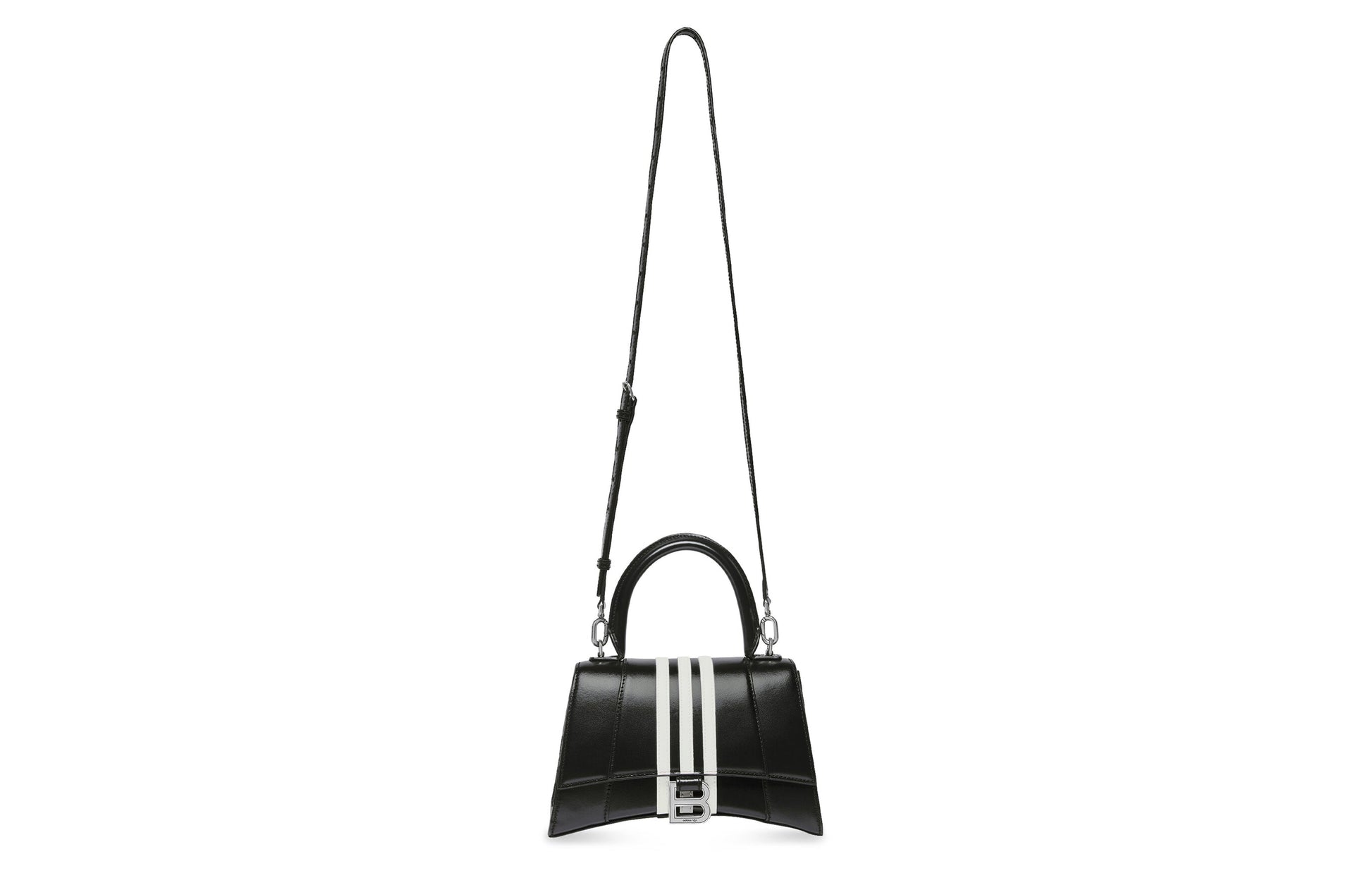 (WMNS) Balenciaga x adidas Hourglass Small Handbag 'Black' 593546210MA1091