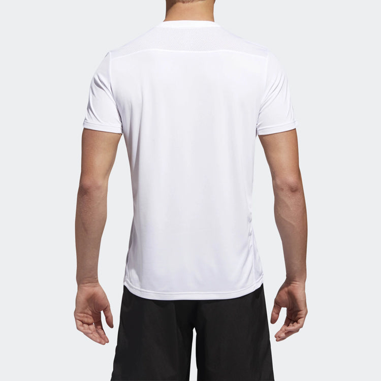 adidas Own The Run Sports Short Sleeve Tee 'White' DX1319