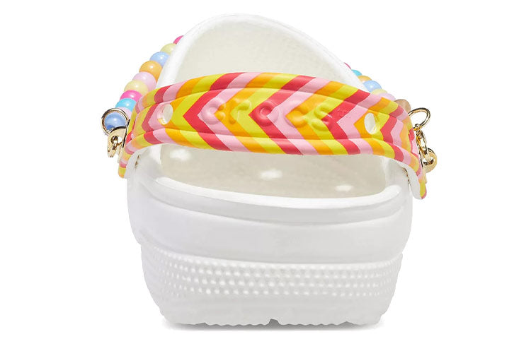(WMNS) CROCS Classic Clog Outdoor Sports Slippers White 206983-94S