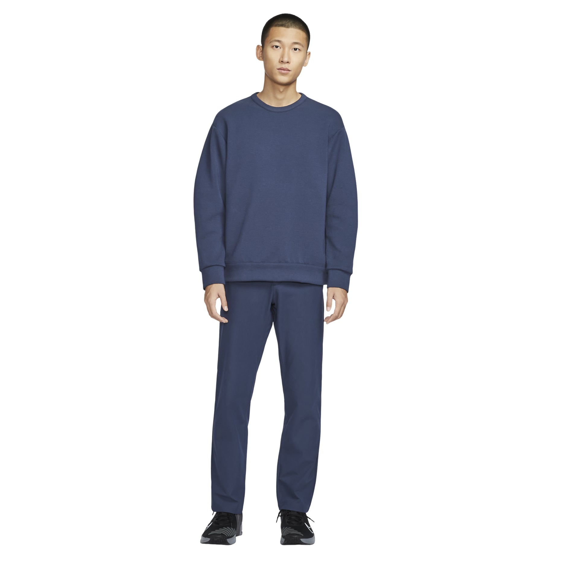 Nike 24.7 Impossiblysoft Dri-FIT Crew Asia Sizing 'Obsidian' HQ6965-451