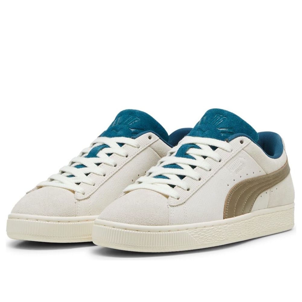 PUMA Play Loud Suede 'Warm White Cold Green' 398190-02