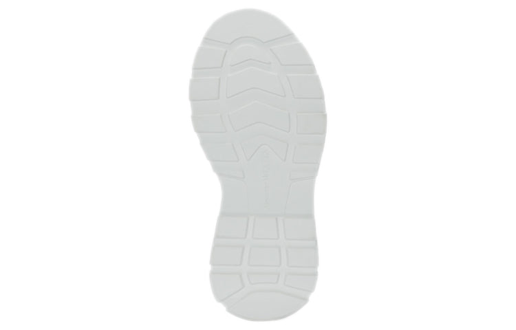 (WMNS) Alexander McQueen Tread Slick Graffiti Logo Boots 'White Grey' 676718W4RQ29071