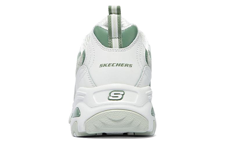 (WMNS) Skechers DLITES 1.0 'White Light Green' 896276-WMNT