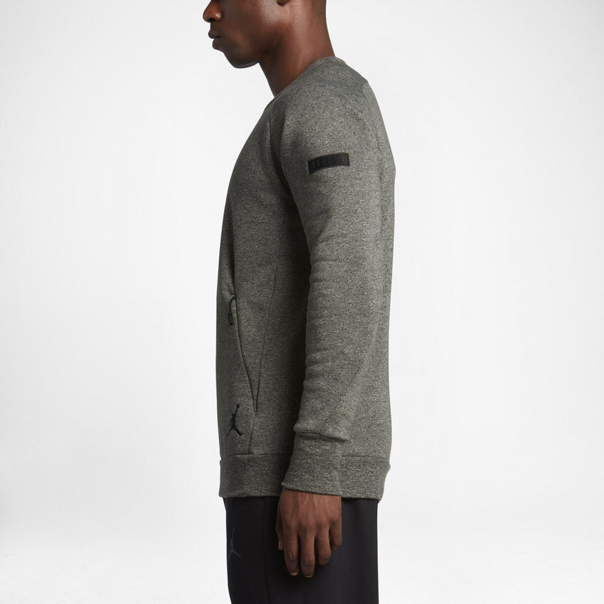 Air Jordan Icon Fleece Men's Sweatshirt 'Grey' 802185-355