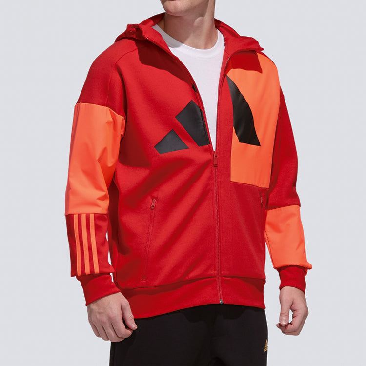 Men's adidas O2 HTT Jacket Red FM9418