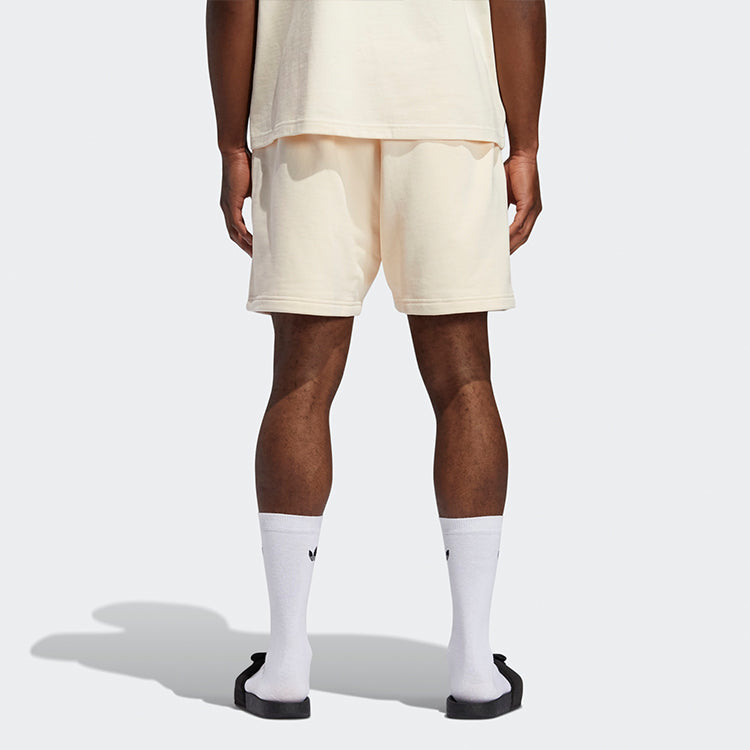 adidas originals x Crossover Solid Color Loose Sports Shorts Couple Style Creamy White GH4398