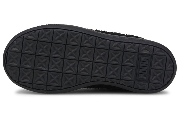 (WMNS) PUMA Suede Mayu Slip-On 'Teddy - Black' 384887-01