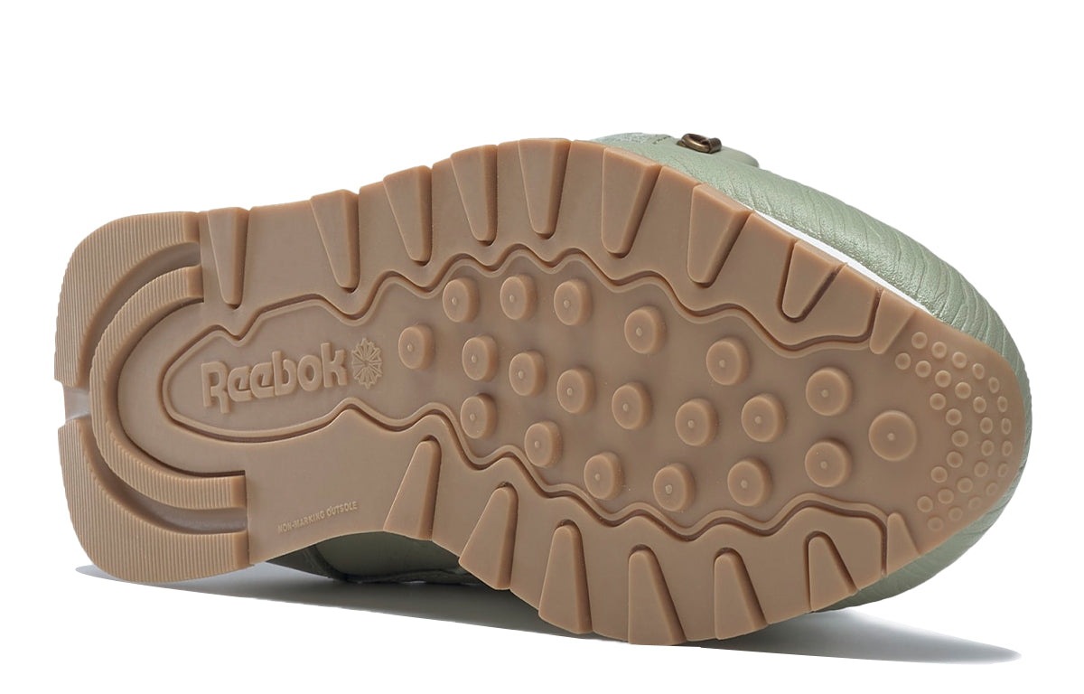 (WMNS) Reebok Classic Leather Arctic Boots 'White Green' FZ1205