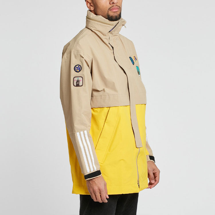 adidas x Pharrell Hu Crossover H 3L Jacket 'Beige Yellow' CE9491