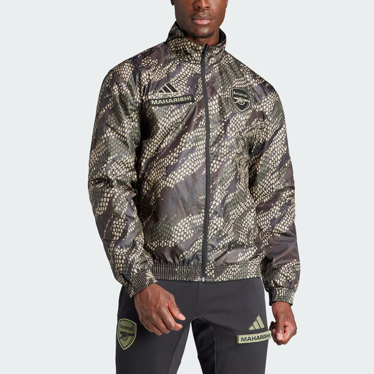 adidas Arsenal x Maharishi Anthem Jacket 'Black' IN4749