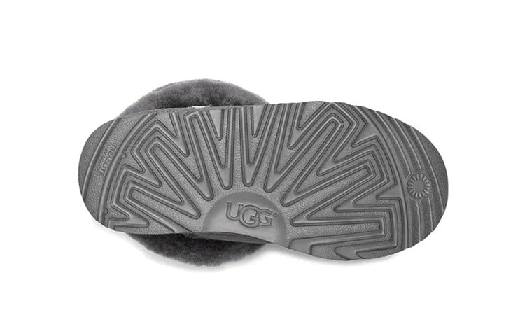 (PS) UGG Fluff Mini Quilted Fleece Lined Gray 1103612T-CHRC