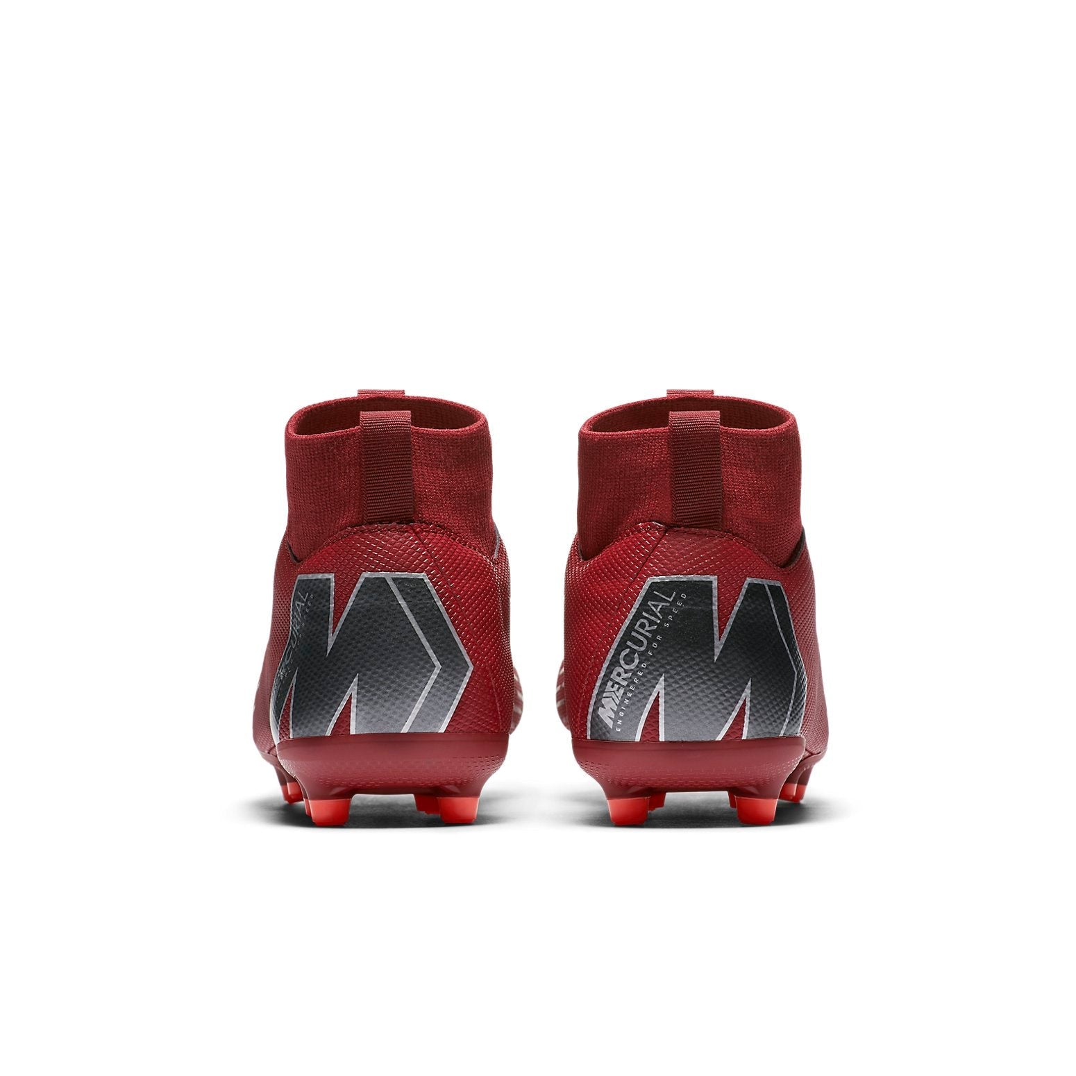 (GS) Nike JR Mercurial Superfly 6 12 Academy FG 'Red Silver' AH7337-606